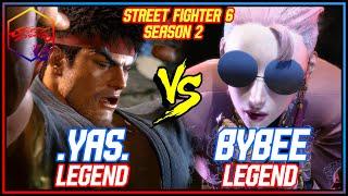 SF6 ▰ YAS ( RYU ) VS BYBEE ( AKI )  ▰ Battle Lounge SF6