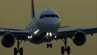 Delta Airbus A321 Landing at Jacksonville International Airport | X-Plane 12