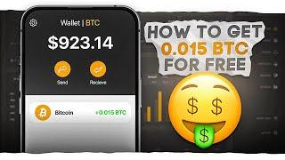 Earn 0.015 Bitcoin for Free with Immediate Withdrawal Available