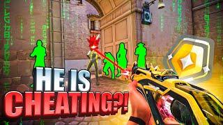 This Valorant GOLD Player has RADIANT Aim... (cheating, smurfing or legit)
