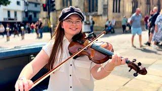 Listen To Your Heart - Roxette | Violin Cover by Holly May Violin (Street Performance)