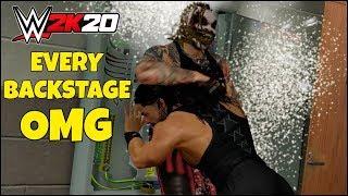 WWE 2K20: All Backstage OMG Moments + Backstage Area Full Walkthrough 2020 |