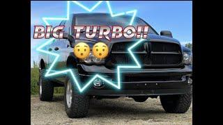 My 3rd Gen Cummins Gets A New Stainless Diesel 5 blade 63/67 Turbo!!!