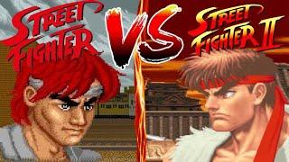 Street Fighter 1 VS. Street Fighter 2