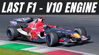 The last F1 CAR with V10 ENGINE