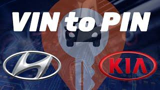 KIA & Hyundai VIN to PIN Code by VIN Calculator - LOCKSMITH AUTO CALCULATE ONLINE