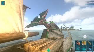 ARK MOBILE Stuck on my raft... Between, my other raft