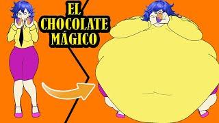 SSBBW Stories – The Chubby Magic Chocolate / animation P Balloon –