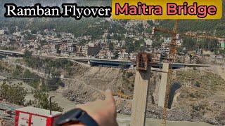 Maitra Bridge | Ramban Flyover | Amarnath Yatra 2024 | Sangaldan Railway Station | Reasi Train