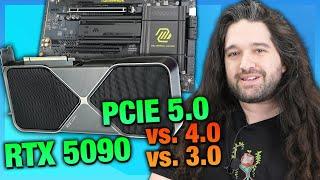 NVIDIA RTX 5090 PCIe 5.0 vs. 4.0 vs. 3.0 x16 Scaling Benchmarks