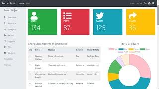 How to make Admin Dashboard in React JS |  Admin Panel in React  | Admin Template in React JS
