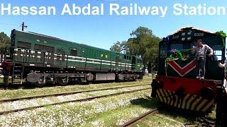 Two Trains Spotting at Hassan Abdal Railway Station | 14 DN Awam Express & Safari Tourist Train