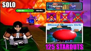 Captains zone solo Gameplay( No law , Blood queen e jotaro) 125 Stardusts grátis + Orb ASTD #roblox