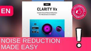 Waves Clarity Vx - noise reduction made easy! Real life test and review.