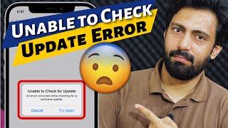 How to Fix Unable to Check for Software Update Error in iPhone | 2024 Tutorial