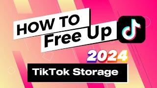 How to Free Up TikTok Storage in 2024! (Clear Cache, Downloads & Drafts FAST!)