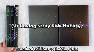 Unboxing Stray Kids 2nd Album NoEasy  Standard Edition + Aladdin & JYP POBs