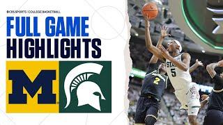 No. 17 Michigan vs No. 8 Michigan State | FULL GAME HIGHLIGHTS