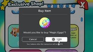 buying magical eggs gamepass pet simulator x