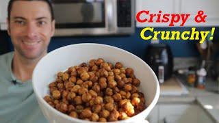 Homemade air fryer chickpeas | savory or sweet!