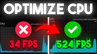 How To OPTIMIZE Your CPU/Processor For Gaming & Performance in 2024 - BOOST FPS & FIX Stutters