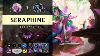 Seraphine Carry vs Jinx - NA Master Patch 14.10
