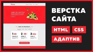  Верстка сайта с нуля для начинающих | HTML, CSS, VS Code, PSD