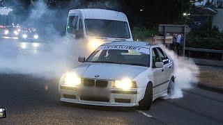 E36 Rips It At JDM Car Meet! - Tuner Cars Leaving Reading Japanese Meet!