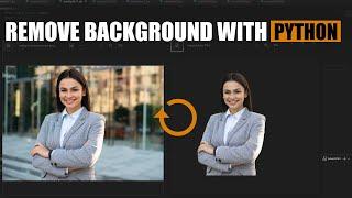 How to remove Background from the images in Python