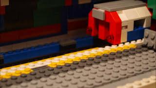 LEGO London Tube 1996 Stock Train Stop Motion Animation [Part 1: Remastered Edition]