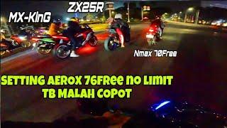 AEROX 300CC KETEMU ZX25R, NMAX 70FREE, MX KING‼️TB SAMPE COPOT LAGI