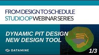 Studio OP Webinar Series: Part 1 - DYNAMIC PIT DESIGN