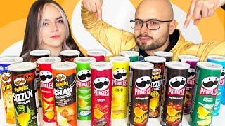 EU si NARCISA incercam TOATE AROMELE DE PRINGLES! Ce ne-a placut?