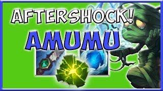 AMUMU JUNGLE AFTERSHOCK! - Preseason 8 Season 8 s8 Patch 7.22 Gameplay w/ Commentary Guide