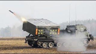 UK M270 MLRS (Multiple Launch Rocket System) Shoot and Scoot Mission