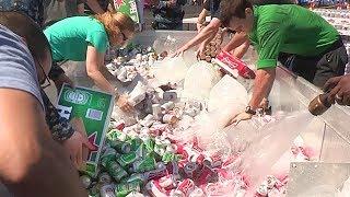 Steel Beach Picnic – Beer Day Fun On The Flight Deck Of Aircraft Carrier