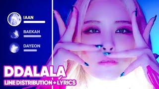 XUM - DDALALA (Line Distribution + Lyrics Color Coded) PATREON REQUESTED