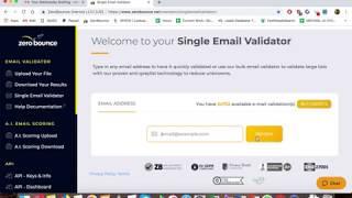 How to Use Zero Bounce Email Validation