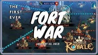 Mobile Royale:  FORT WAR (the first ever Fort War in Mobile Royale)