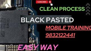 REMOVE & Clean Black Pasted ic || Black pasted ic