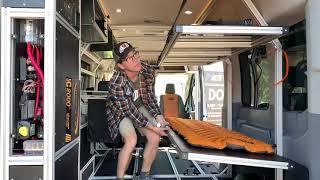 VanDOit “DO” Model Drop-Down Bed Platforms - Ford Transit Camper Van