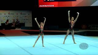 Russian Federation 1 (RUS) - 2018 Acrobatic Worlds, Antwerpen (BEL) - Balance  Women's Pair