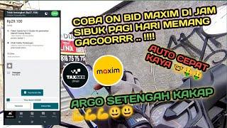 vlog on bid Maxim di pagi hari di jam sibuk gacor ( jakarta - Tangerang )