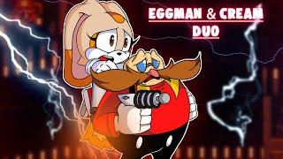Sonic.exe: The Spirits of Hell Round 2 | Eggman & Cream Duo Survival! Not So Villain! #16