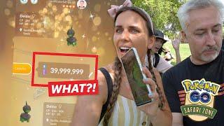 39 MILLION STARDUST TRADE? Pokémon GO Safari Zone Seville