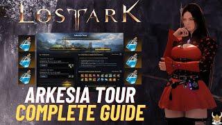 Lost Ark Horizontal Express Guide ~HOW TO COMPLETE THE ARKESIA TOUR SUPER SIMPLE AND EASY!~