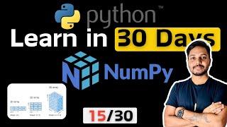 Python for Data Engineers & Data Analysts | Numpy Array for Data Tutorials Beginner #python #15/30