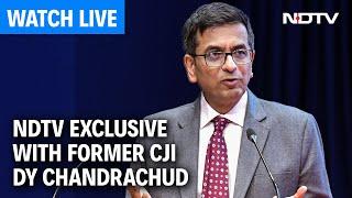 DY Chandrachud | Former Chief Justice Of India DY Chandrachud's Exclusive Interview With NDTV