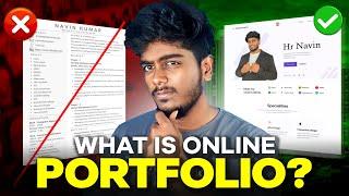 This help you to get IT Job easily - Online Portfolio? | Complete guide tamil