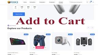 7 Shop with laravel 10 Add to Cart